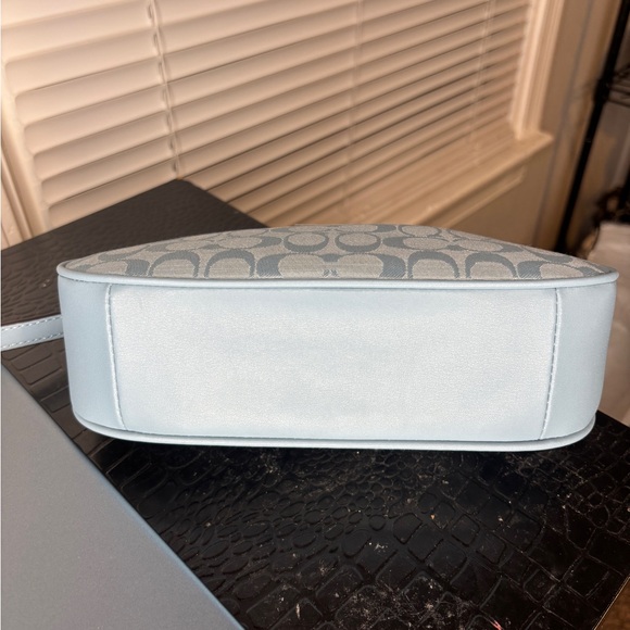 Coach Light Blue Signature crossbody Bag - Picture 4 of 5